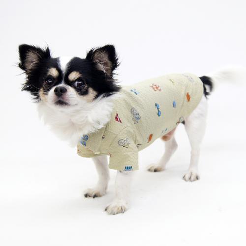 布帛生地で作る半袖シャツ