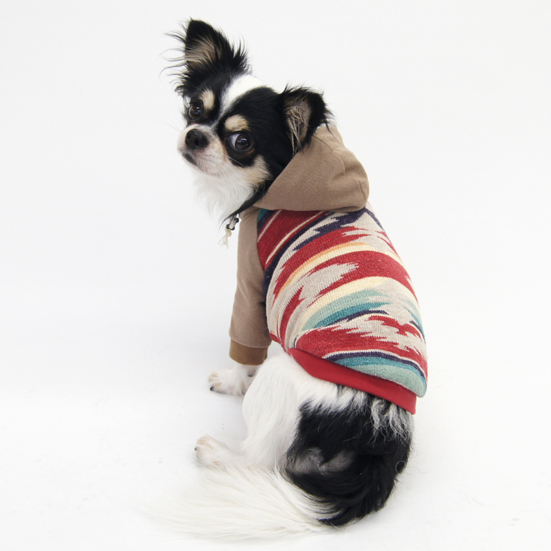 フード付き犬服