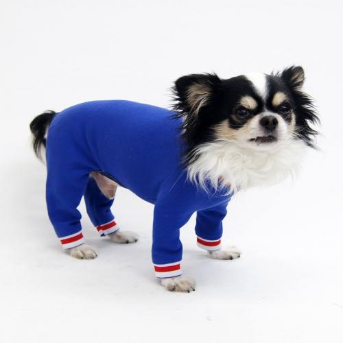 ラグランスリーブロンパース